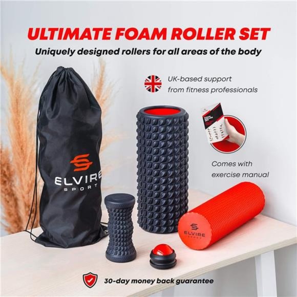 Foam Roller for Physical Therapy | Deep Tissue Muscle Roller Set - Picture 2 of 6